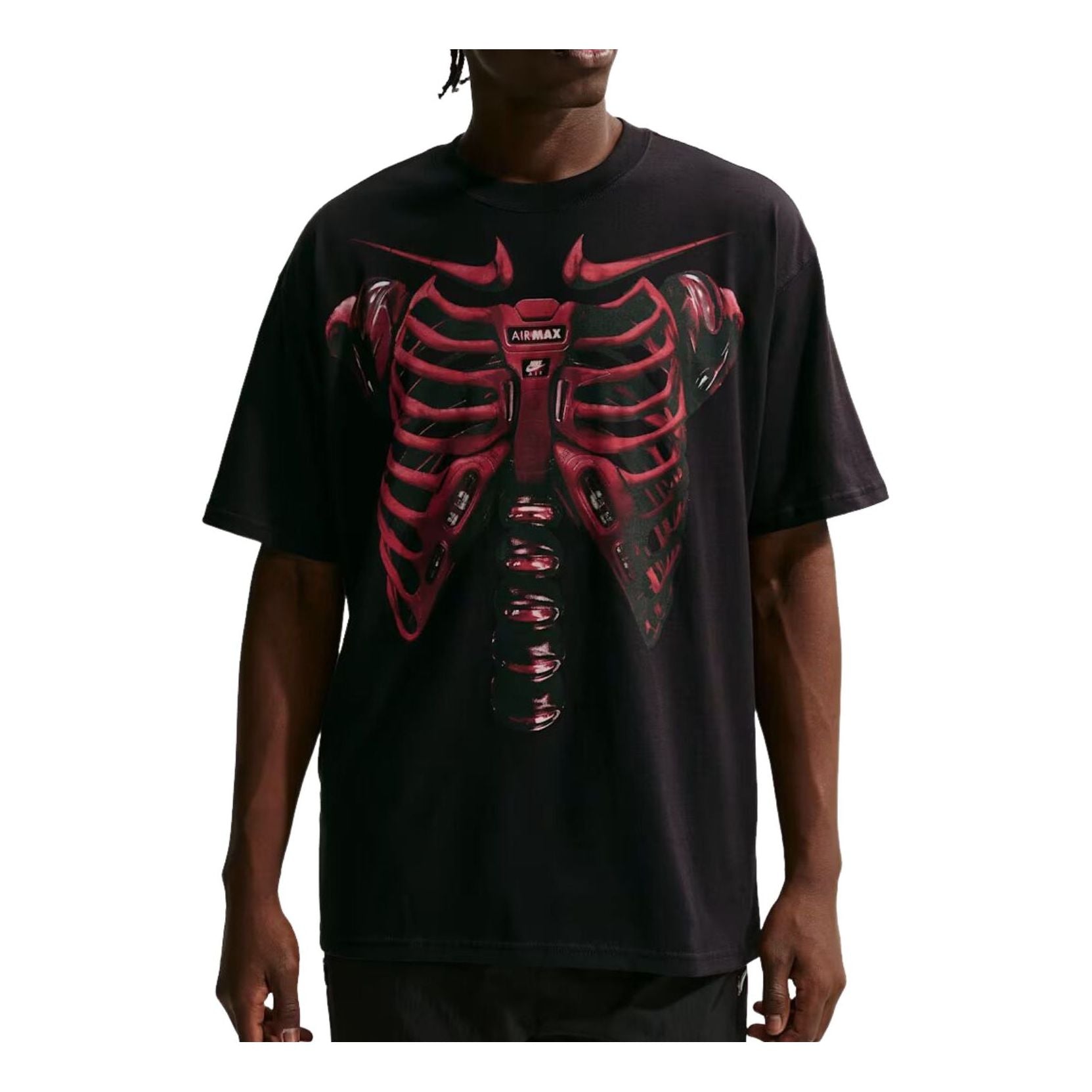 Nike Sportswear Max90 T-Shirt 'Black Team Crimson' IQ1009-016