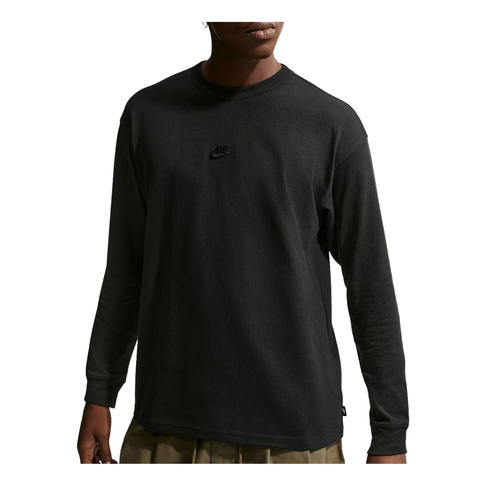Nike Sportswear Premium Essentials Long-Sleeve T-Shirt 'Black' IH1127-010