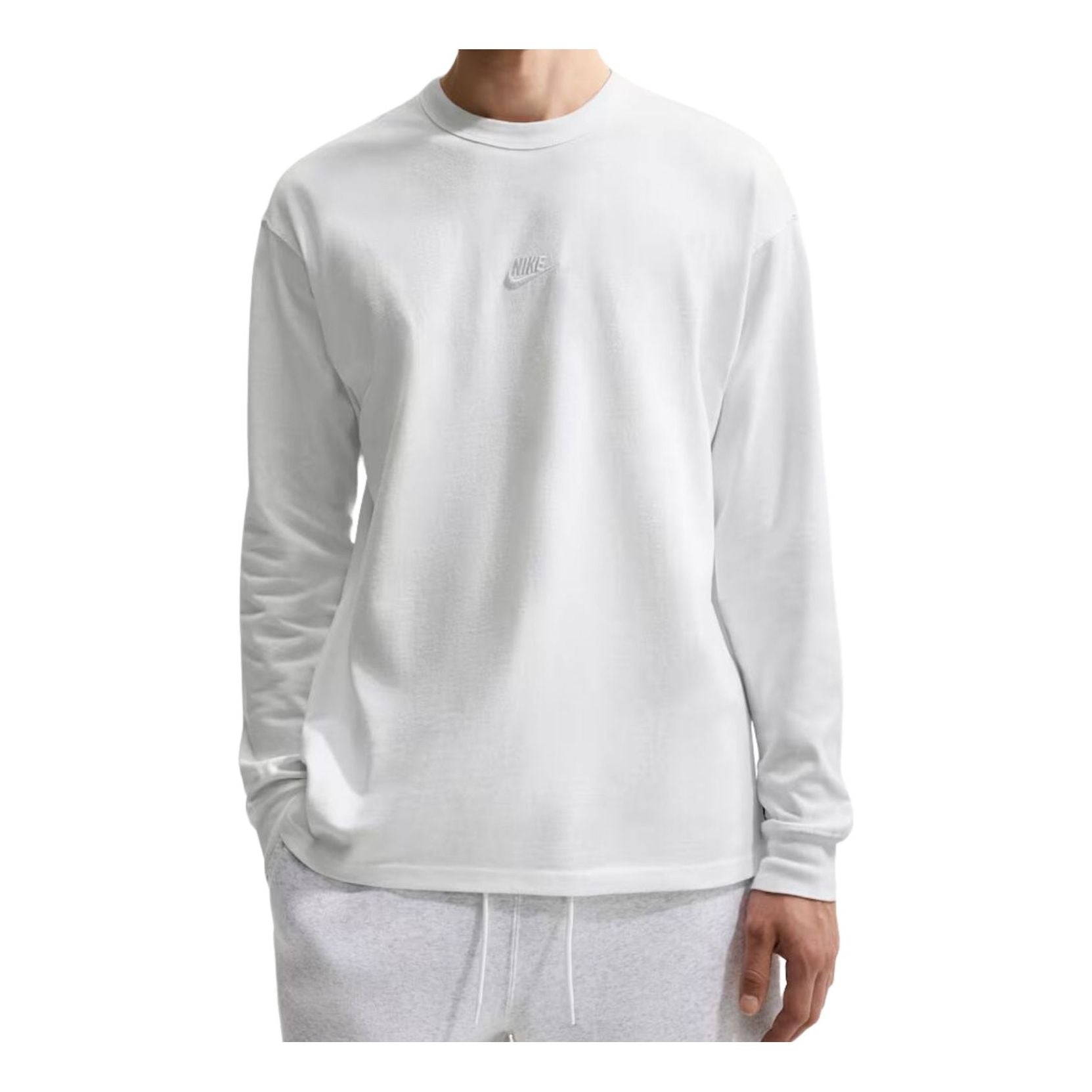 Nike Sportswear Premium Essentials Long-Sleeve T-Shirt 'White' IH1127-100