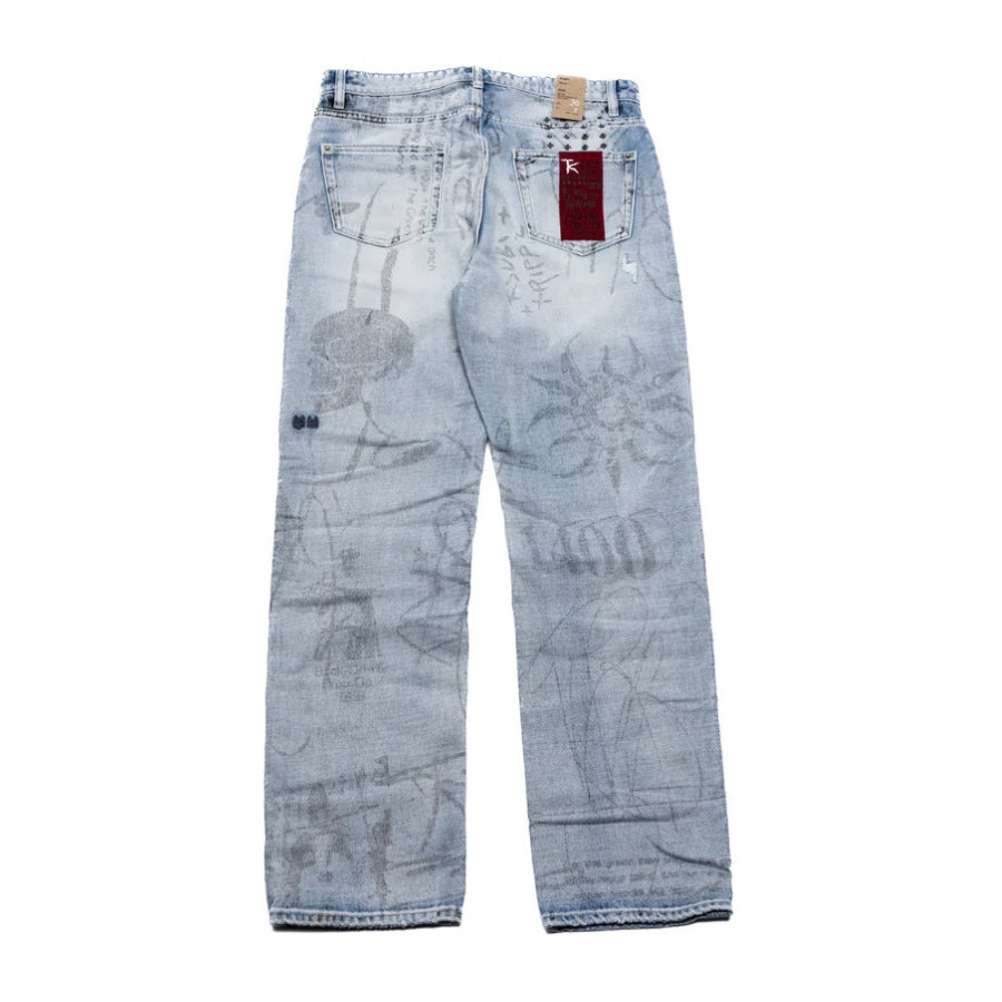 Ksubi x Trippie Redd Anti K Devils Jeans 'Blue' MTR24DJ003