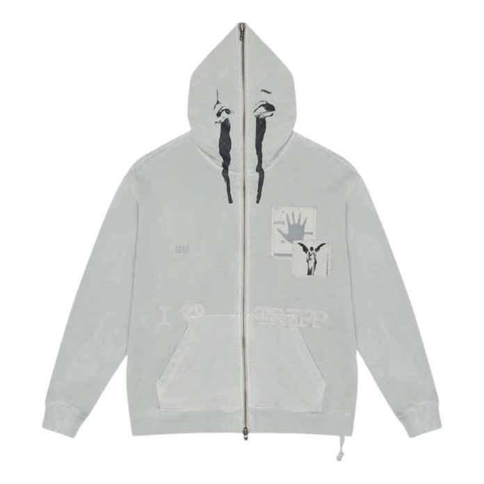 Ksubi x Trippie Redd Love Tripp Hoodie Moon 'Grey' MTR24FL001