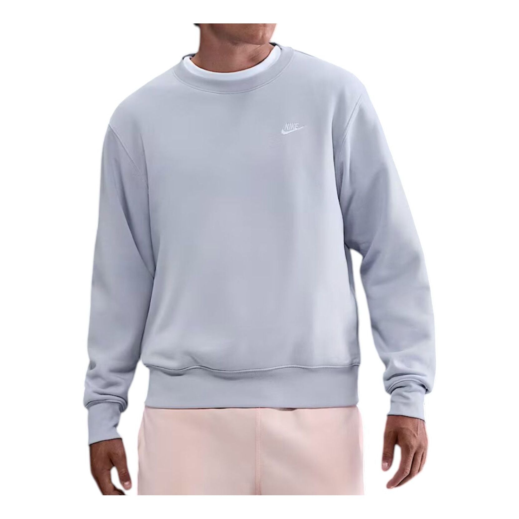 Nike Club Fleece Crew 'Ghost White' FN3886-057