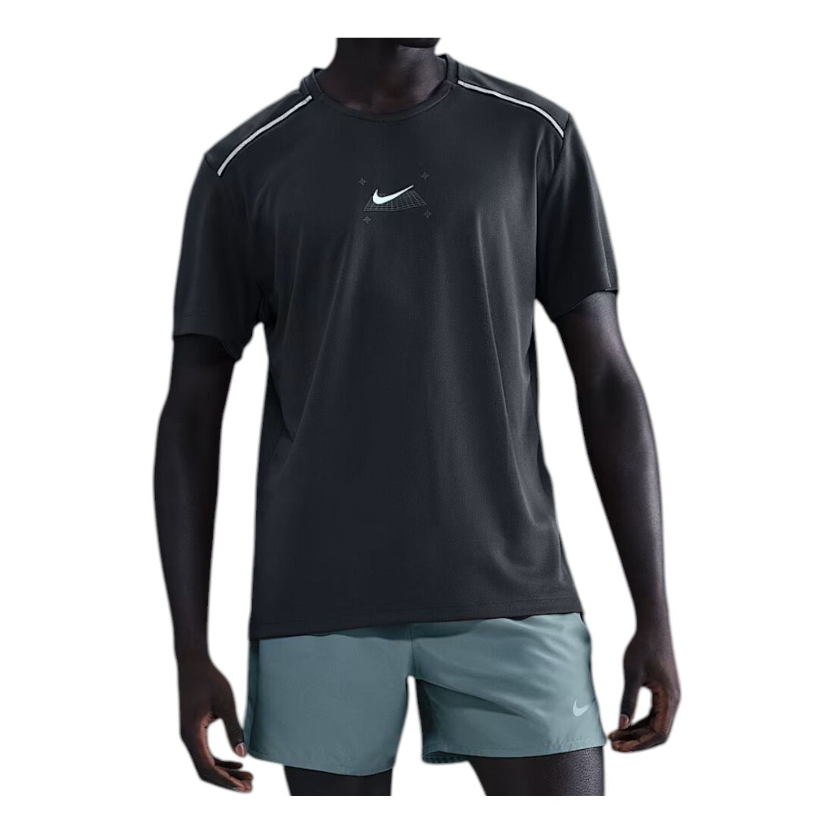 Nike Miler Short-Sleeve T-shirt 'Anthracite' IQ3476-060
