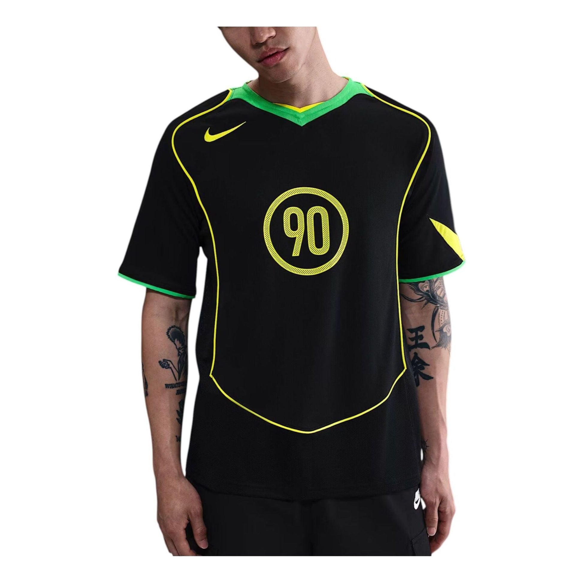 Nike Nike Total 90 Dri-FIT Soccer Jersey 'Black Green Spark' IB4208-010