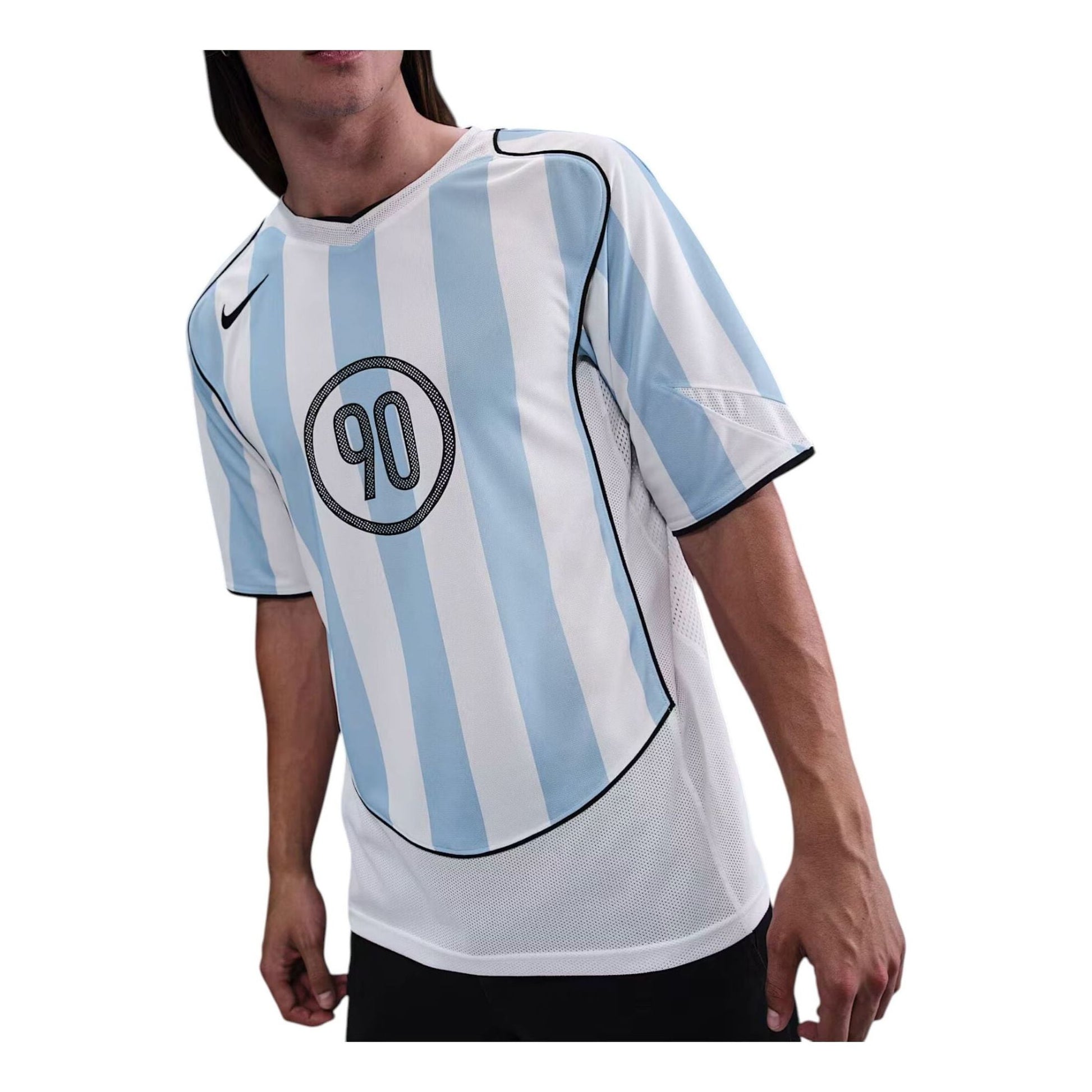 Nike Total 90 Dri-FIT Soccer Jersey 'Psychic Blue White' IB4214-422