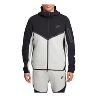 Nike Tech Fleece Windrunner Full-Zip Jacket 'Black Dark Grey Heather' HV0949-011
