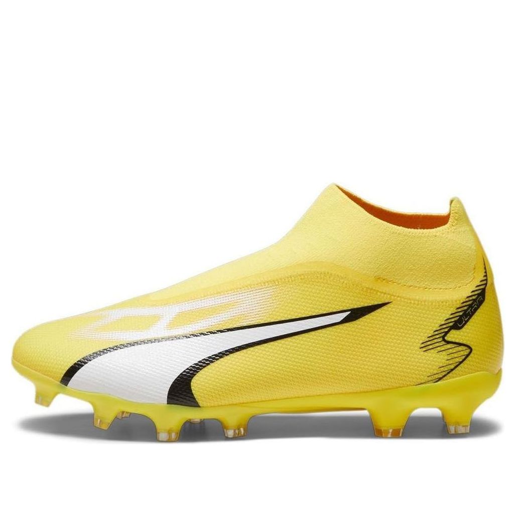 PUMA Ultra Match+ Laceless FG/AG 'Yellow Blaze White Black' 107511-04