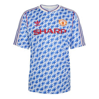 adidas Manchester United Away Jersey 90 Asia Sizing 'Blue' JM5495