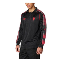 adidas Manchester United LFSTLR Jersey Asia Sizing 'Black Red' IS6522
