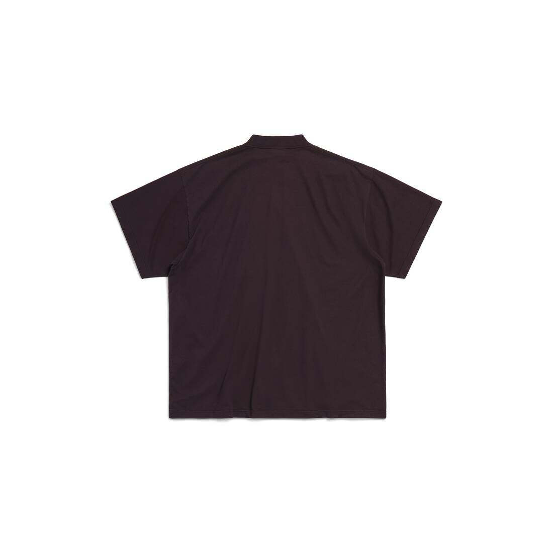 Balenciaga Sample Sticker T-Shirt Oversized 'Black' 739028TPVN41270
