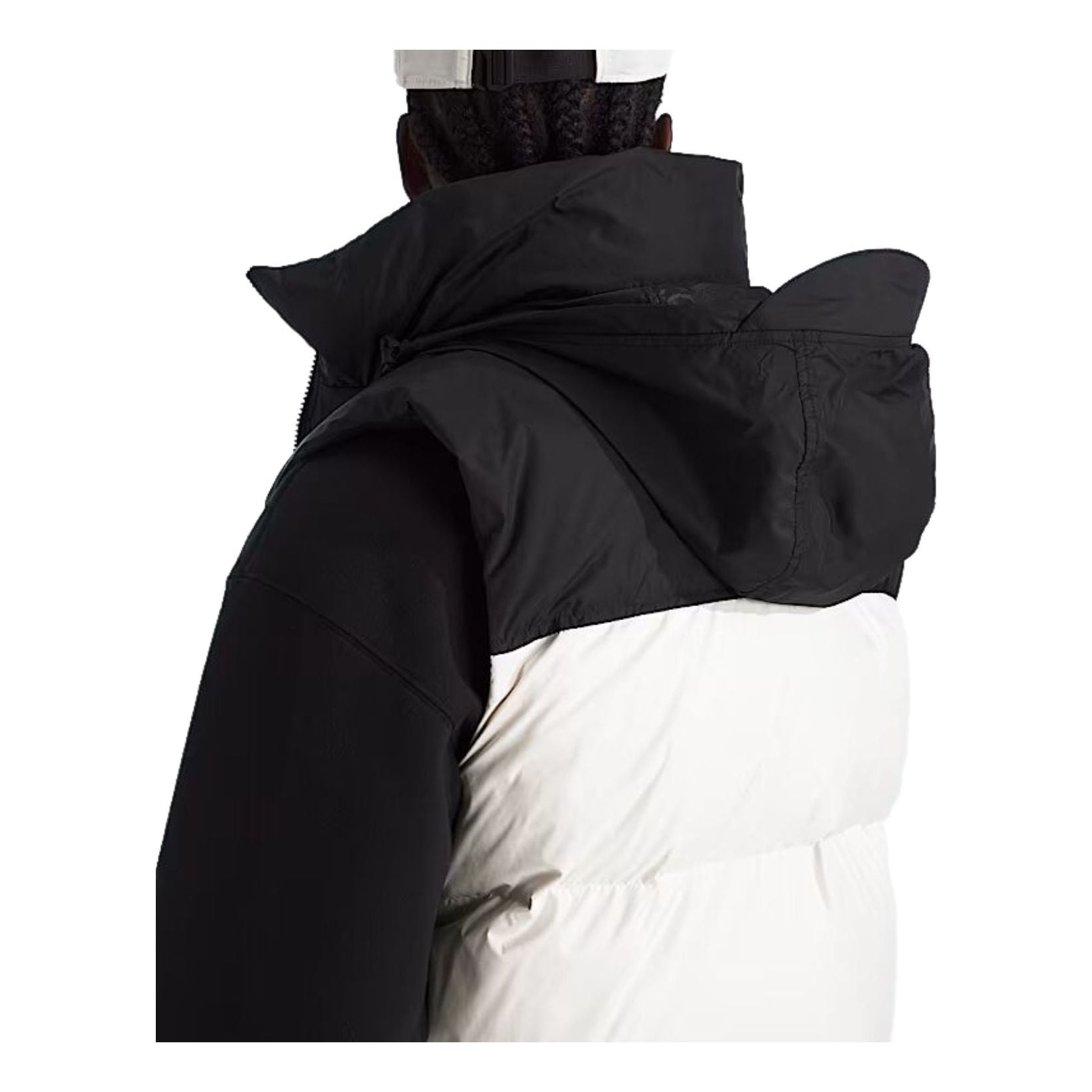 The North Face 1996 Retro Nuptse Vest 'White Dune TNF Black Recycled Down' NF0A3JQQGOM