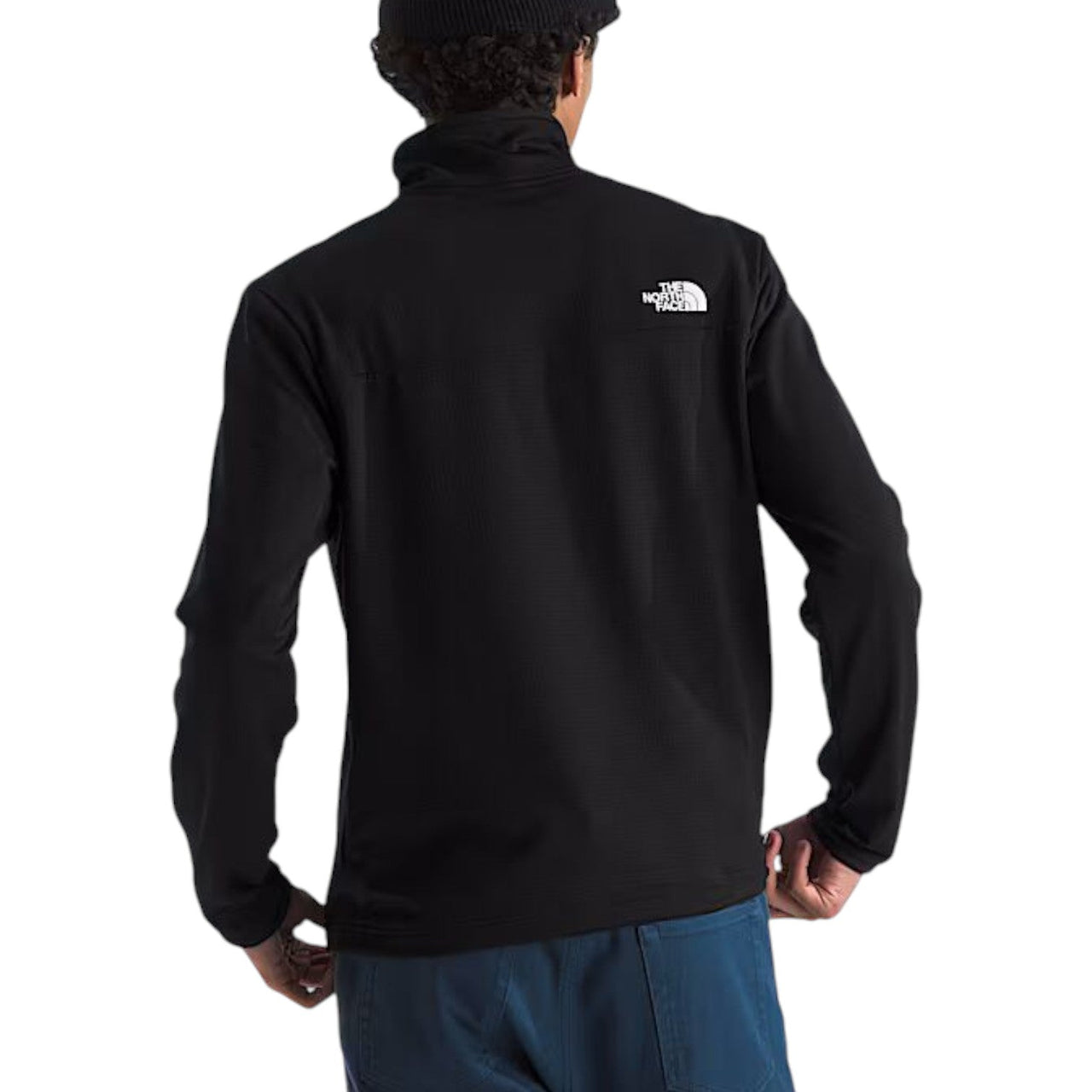 THE NORTH FACE Cedar Trail Grid Fleece ¼-Zip Jacket 'TNF Black' NF0A8AZEJK3