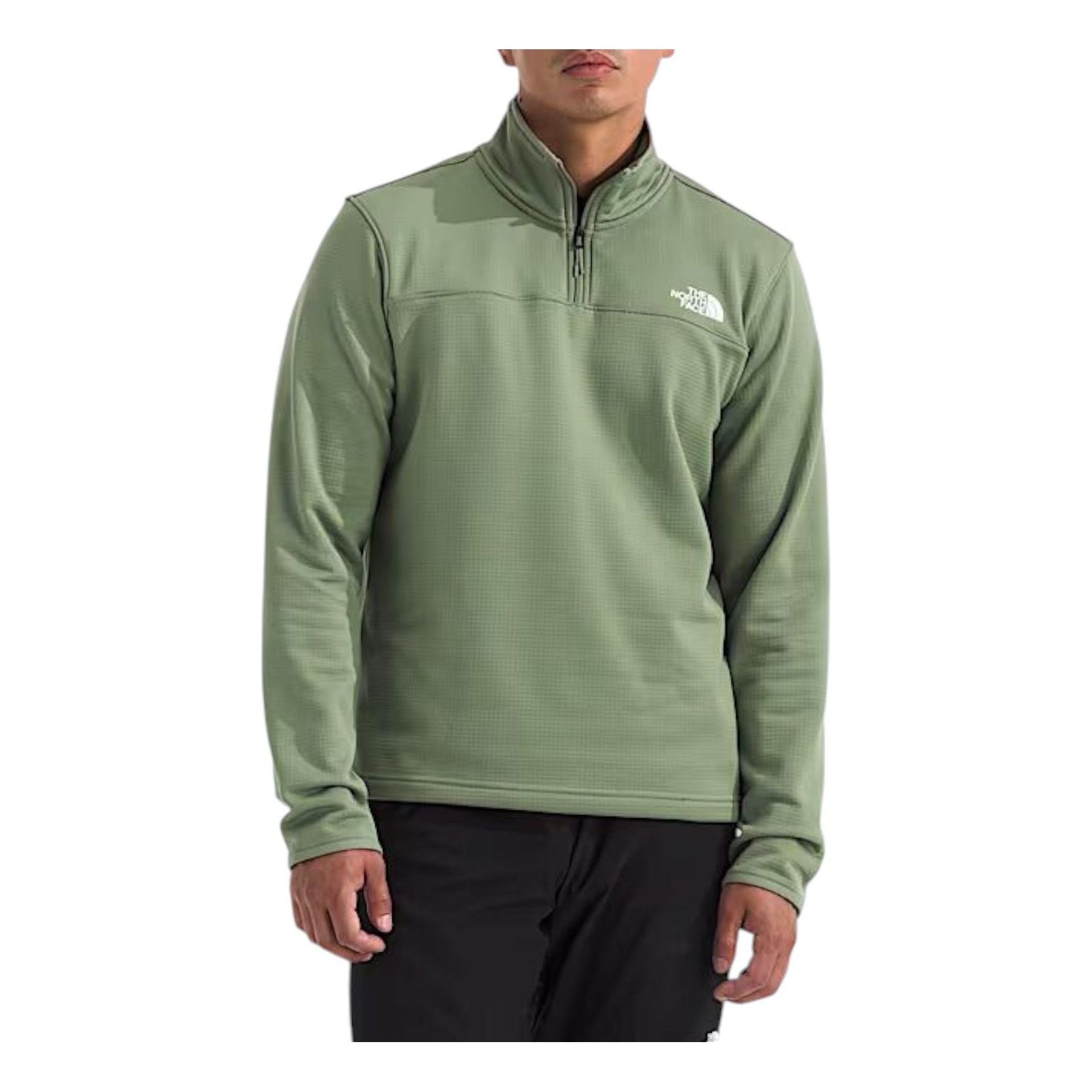 THE NORTH FACE Cedar Trail Grid Fleece ¼-Zip Jacket 'Bark Mist' NF0A8AZEBO9