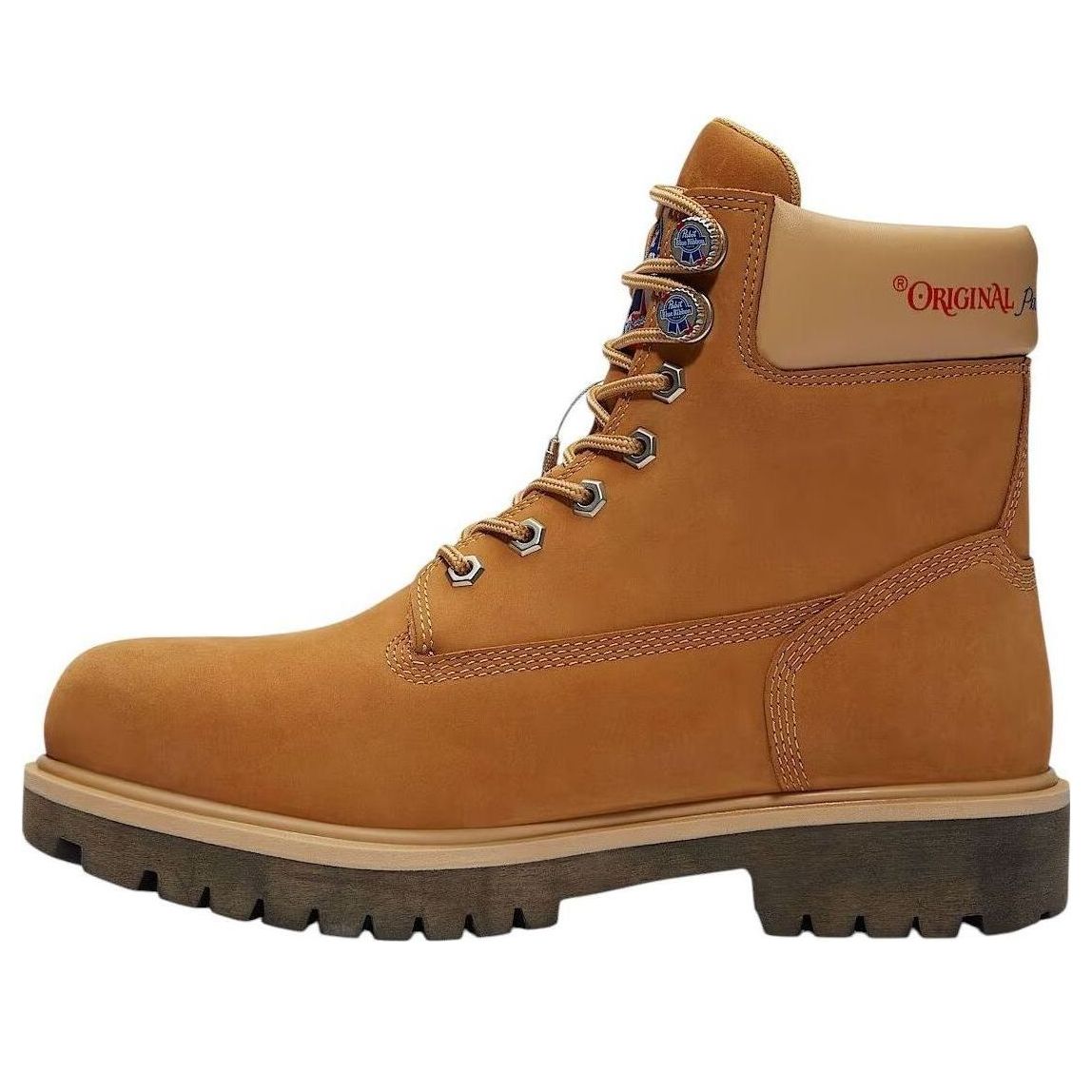 Timberland PRO x Pabst Blue Ribbon 6 Inch Soft Toe Work Boot 'Wheat Nubuck' TB0A6413-EYJ