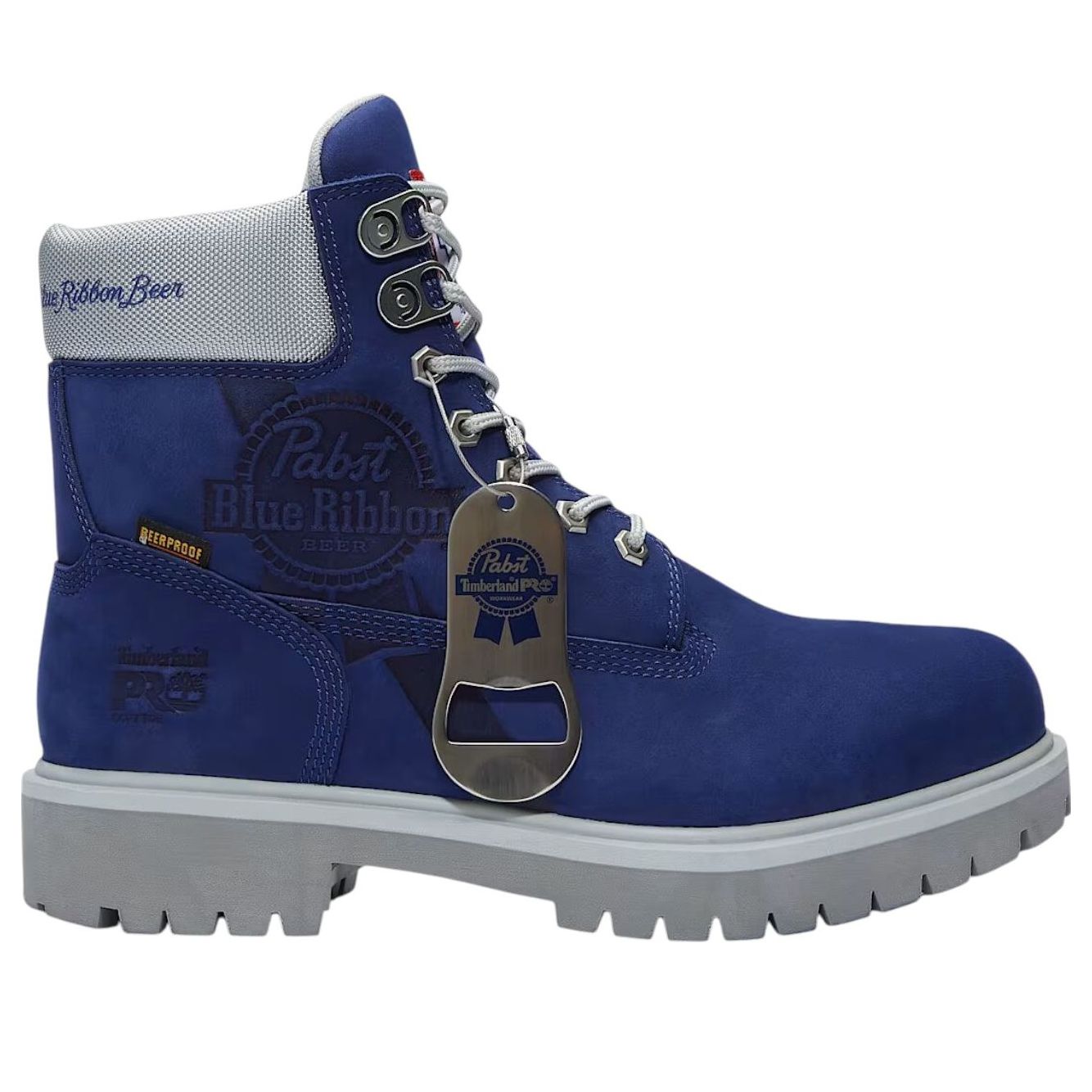 Timberland PRO x Pabst Blue Ribbon 6 Inch Soft Toe Work Boot 'Blue Nubuck' TB0A6413-ES2