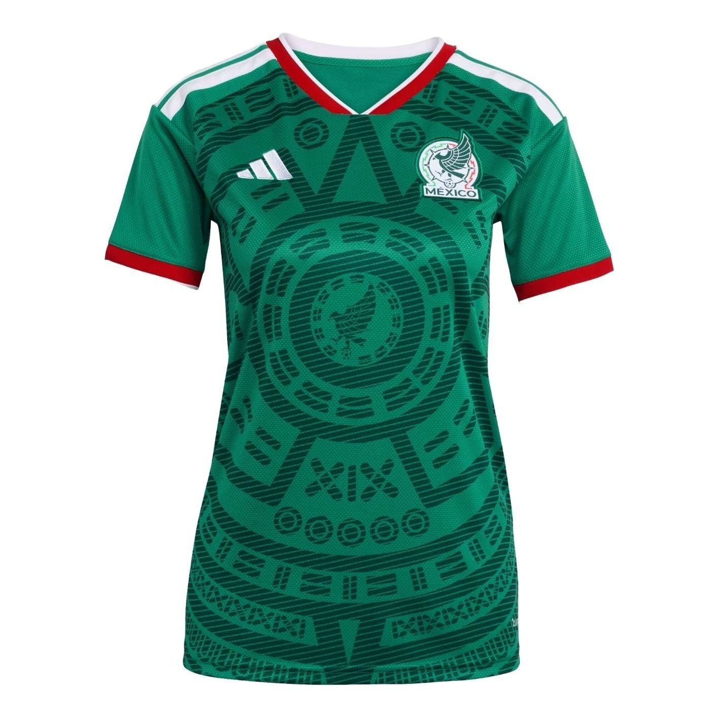 (WMNS) adidas Mexico 26 Home Jersey 'Bold Green' KA6060