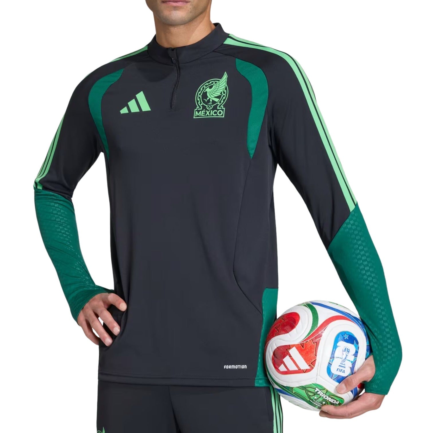 adidas Mexico 26 Tiro Training Top 'Black' JZ0163