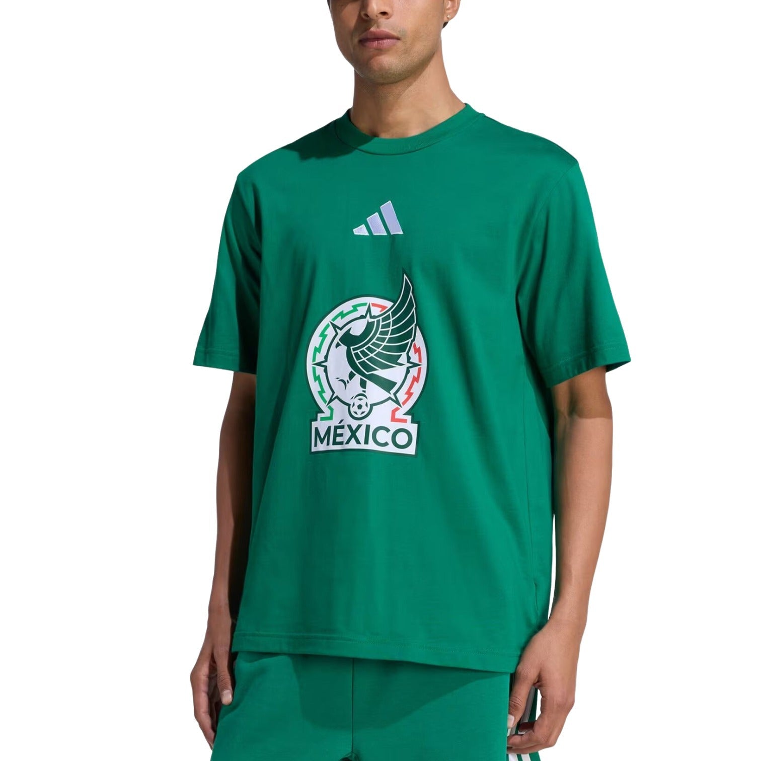 adidas Mexico DNA Graphic T-shirt 'Bold Green' JZ6474