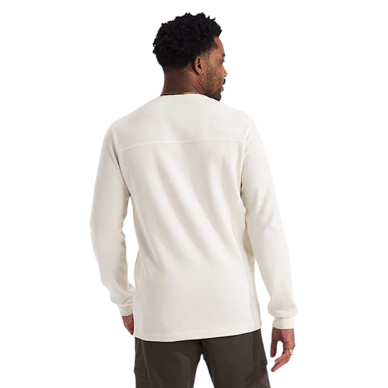 THE NORTH FACE Waffle Long-Sleeve Henley 'White Dune' NF0A7USJ-QLI