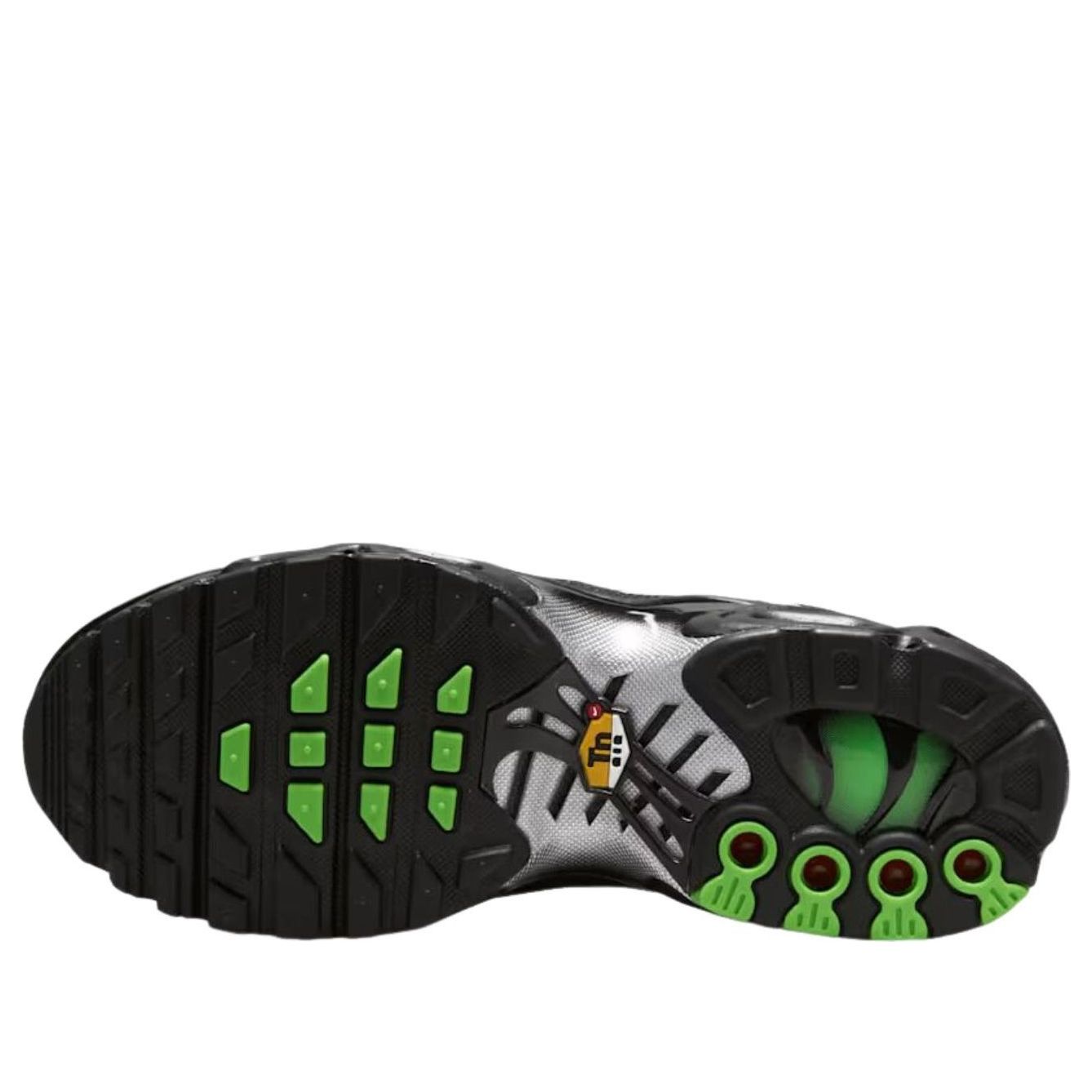 (GS) Nike Air Max Plus 'Black Green Strike Metallic Silver' DR8002-001
