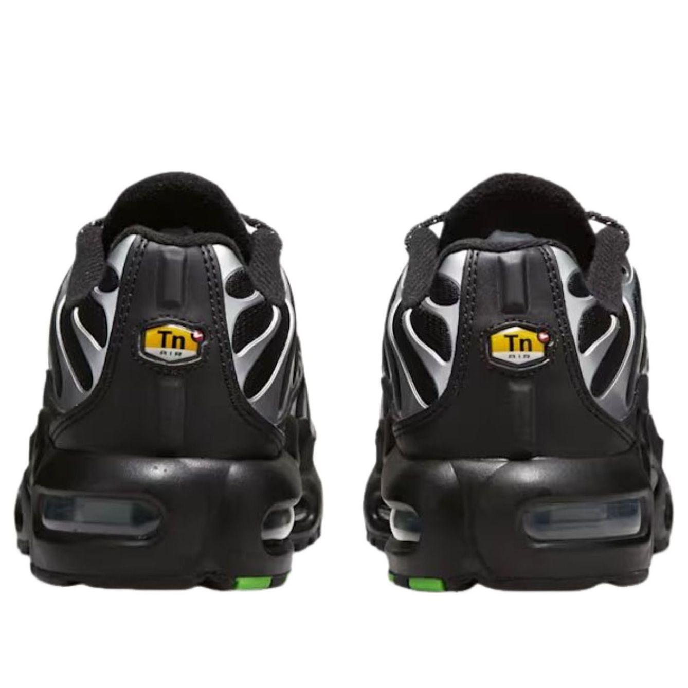 (GS) Nike Air Max Plus 'Black Green Strike Metallic Silver' DR8002-001