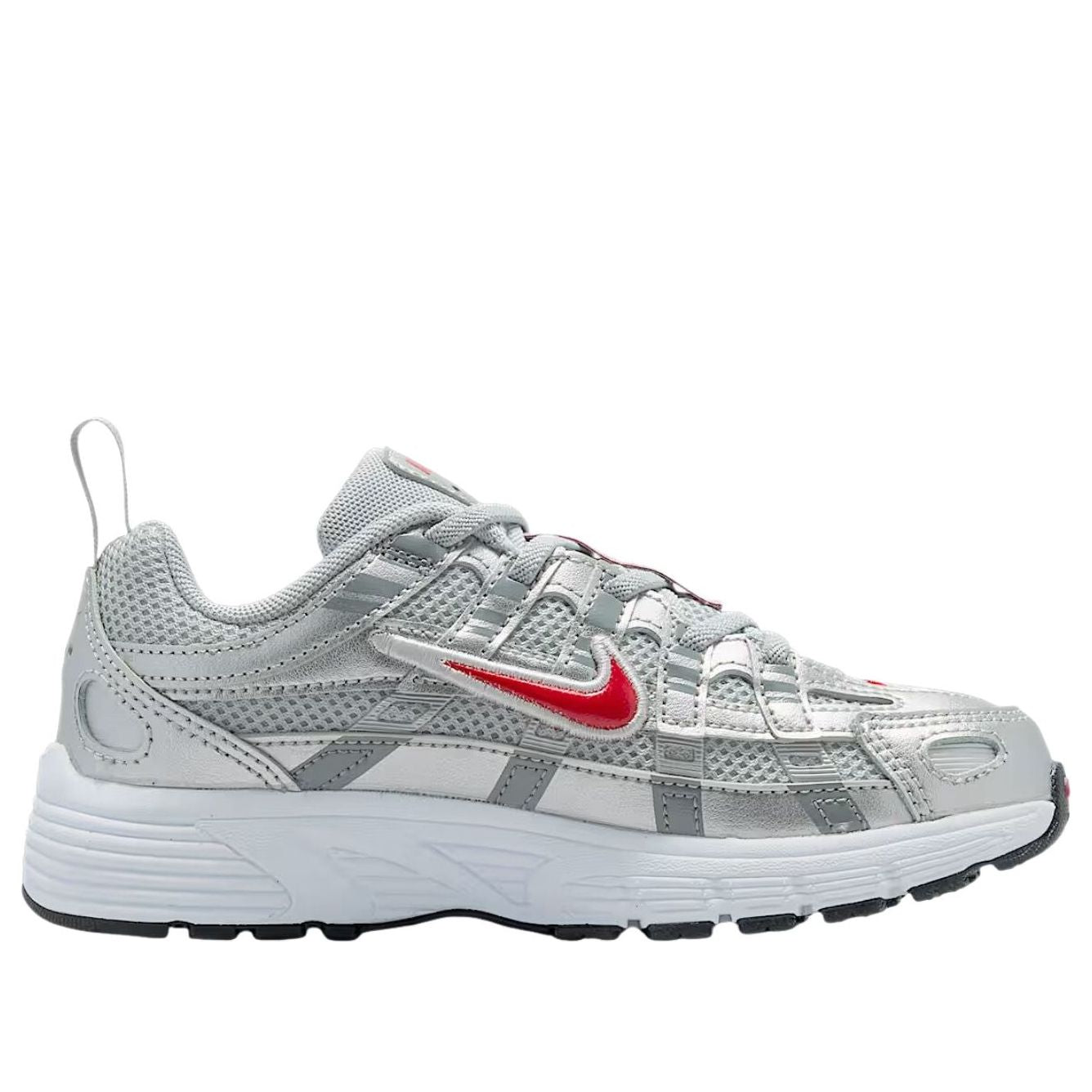 (PS) Nike P-6000 'Metallic Silver Cool Gray Fitness Red' IO4647-016