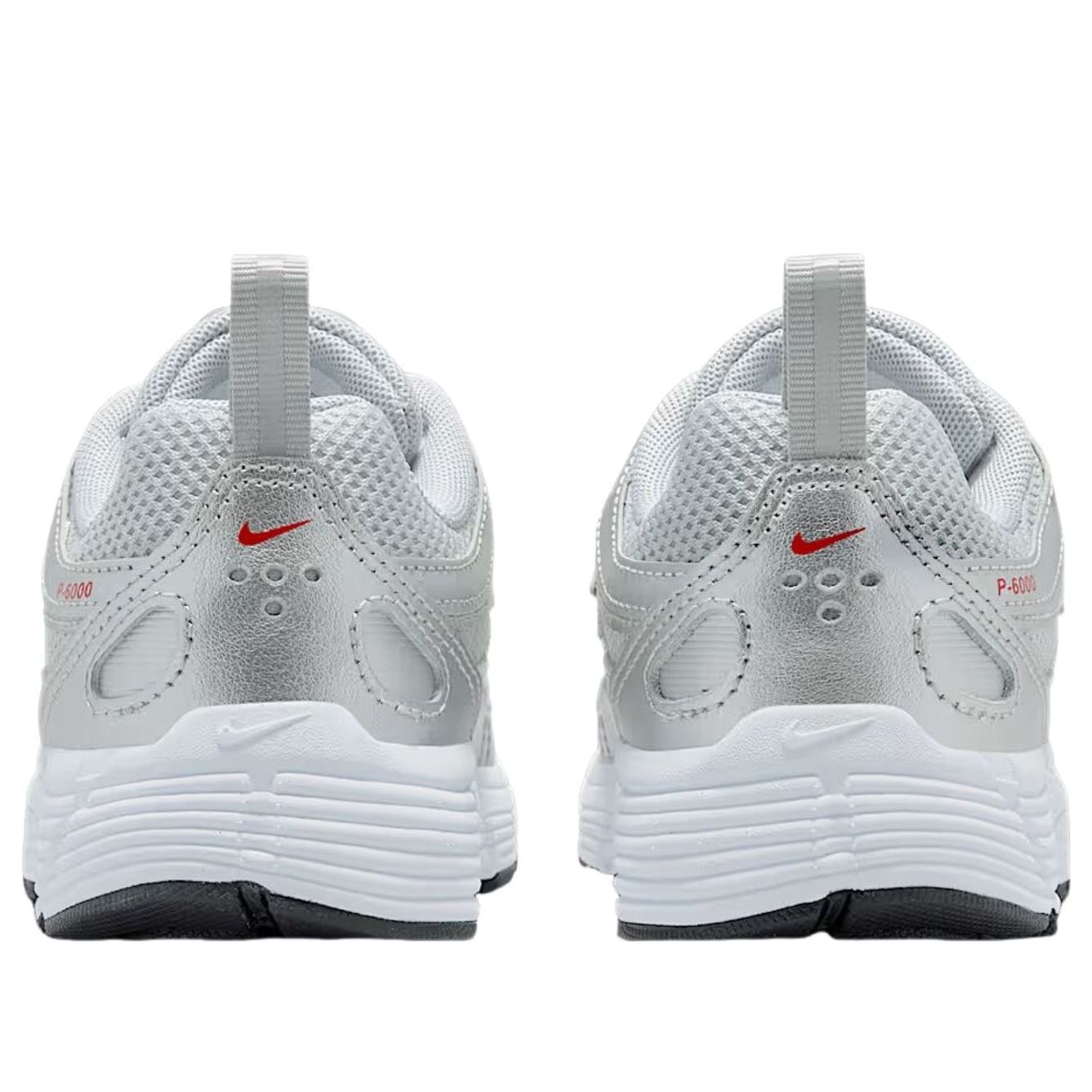 (PS) Nike P-6000 'Metallic Silver Cool Gray Fitness Red' IO4647-016