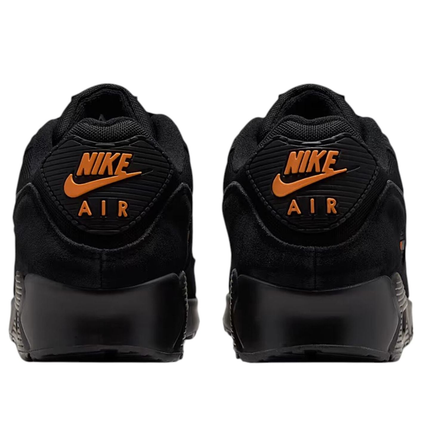 Nike Air Max 90 'Black Total Orange Metallic Cool Grey' DO6706-010