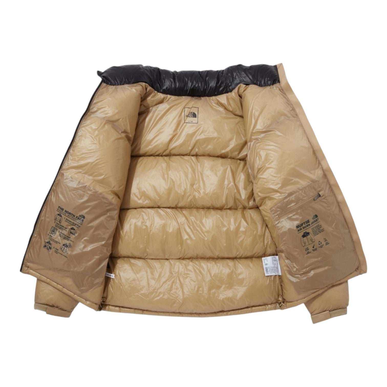 The North Face Novelty Nuptse Air RDS Down Jacket Asia Sizing 'Light Beige' NJ1DQ50D