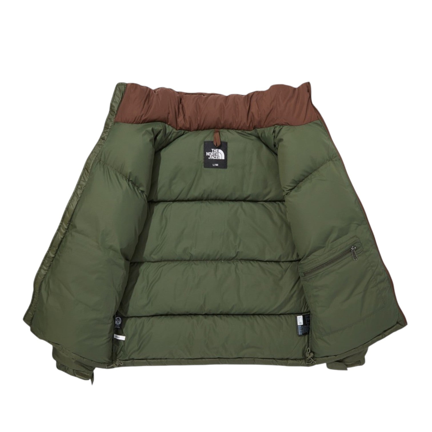 THE NORTH FACE 1996 Retro Nuptse Jacket Asia Sizing 'Green Dark Khaki' NJ1DQ75G