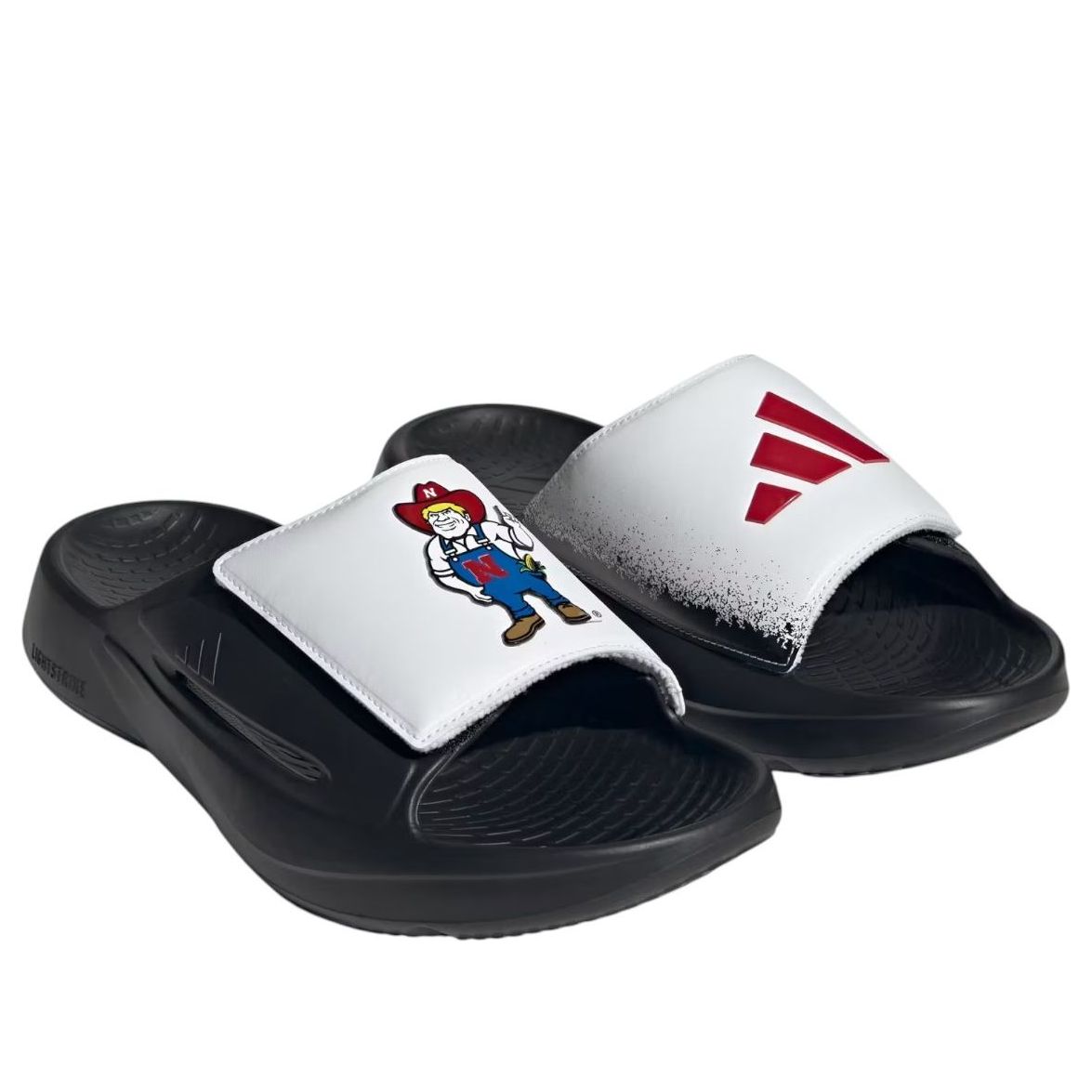 adidas x NCAA Lightblaze Slide 'Nebraska Cornhuskers' IH7120