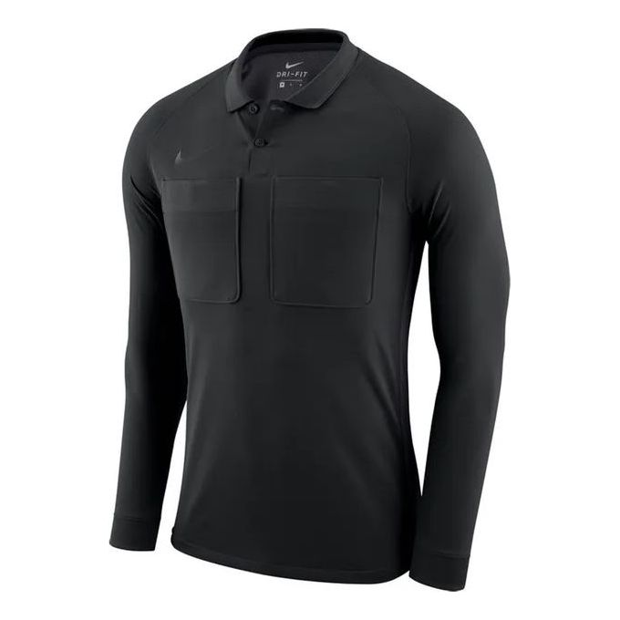 Nike Dri-FIT Long Sleeves Polo Shirt 'Black' AA0736-010