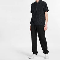 LOUIS VUITTON Polo Shirt Men's Marine Blue