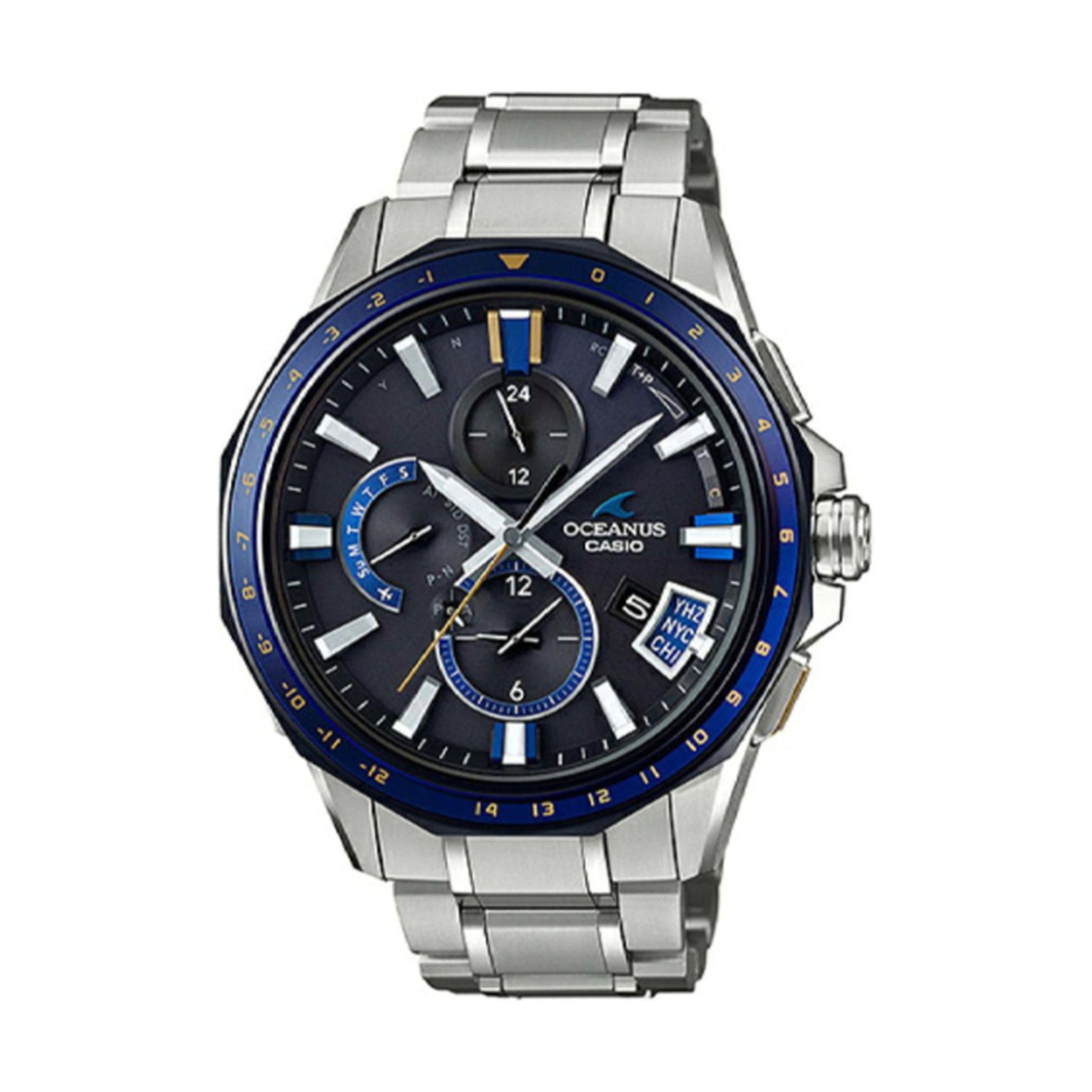 CASIO Mens Blue Analog OCW-G2000C-1AJF