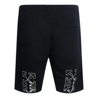 OFF-WHITE Caravaggio Arrow Shorts 'Black' OMCI006F21FLE0091001