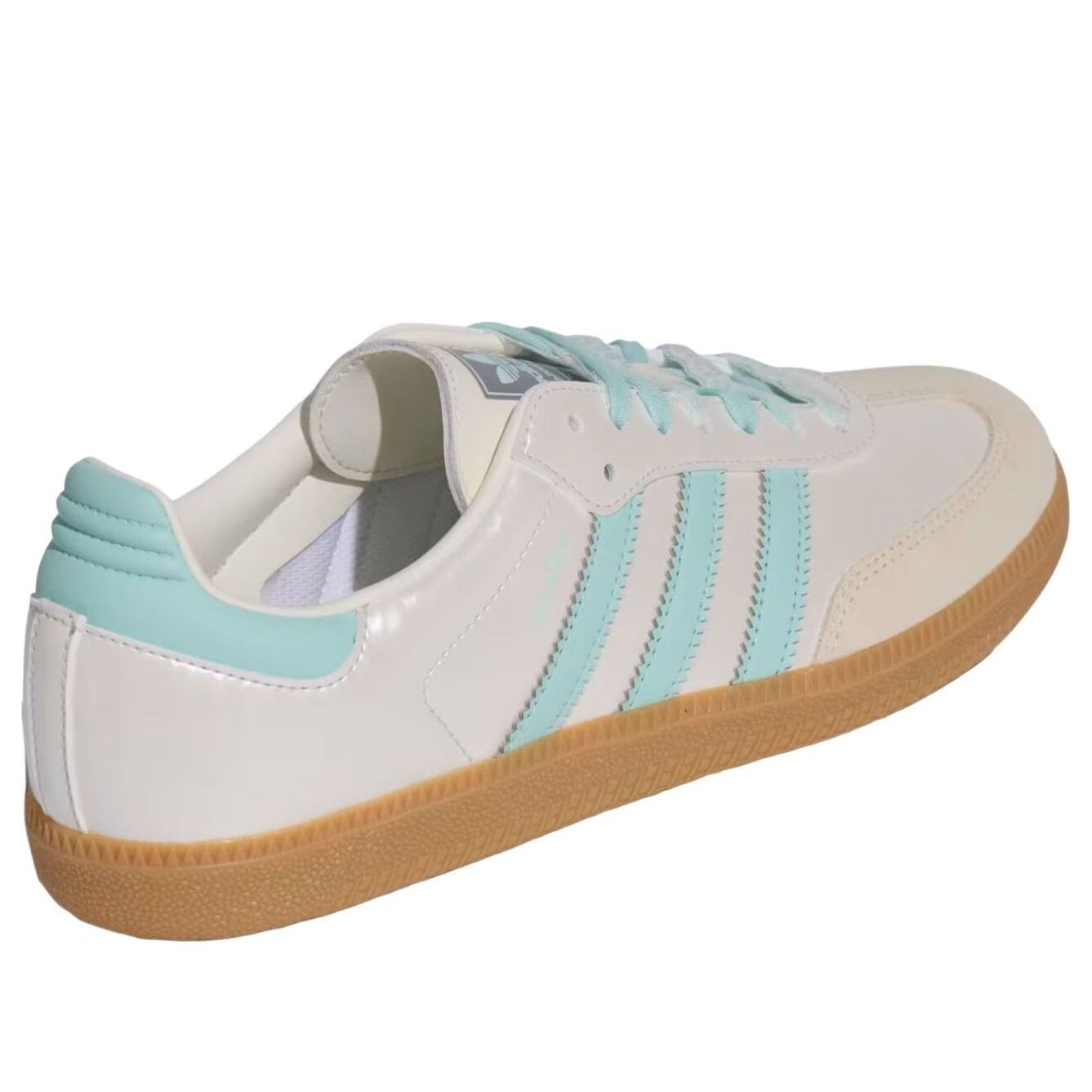 (WMNS) adidas Samba 'Off White Semi Flash Aqua' KJ4304