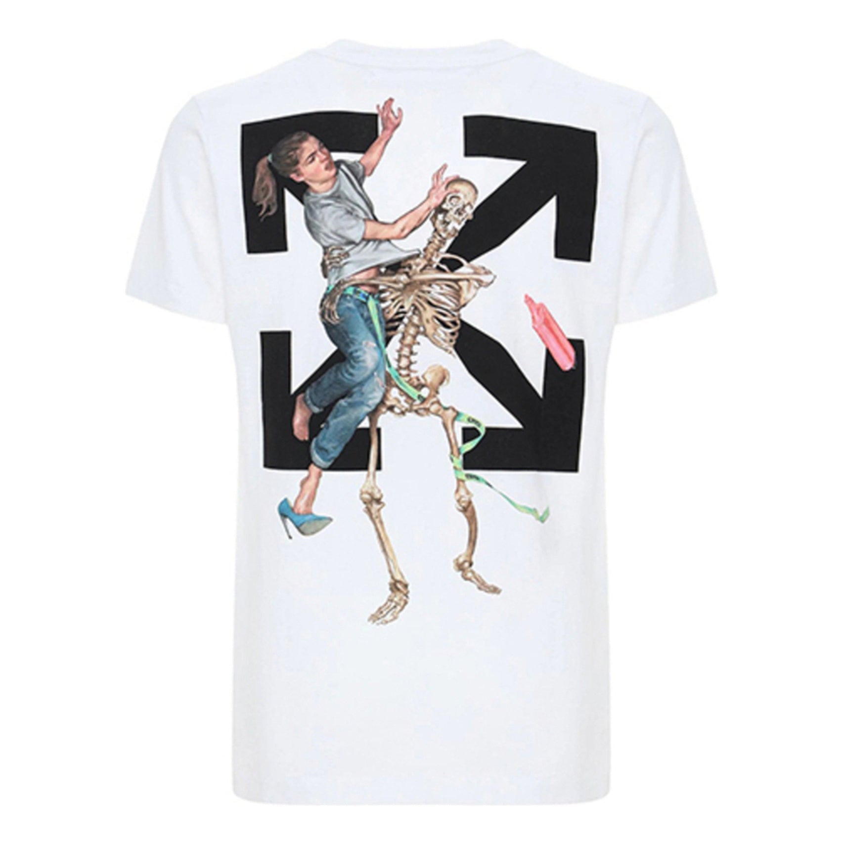 Off-White FW20 Pascal Skeleton Tee OMAA038F20FAB001110
