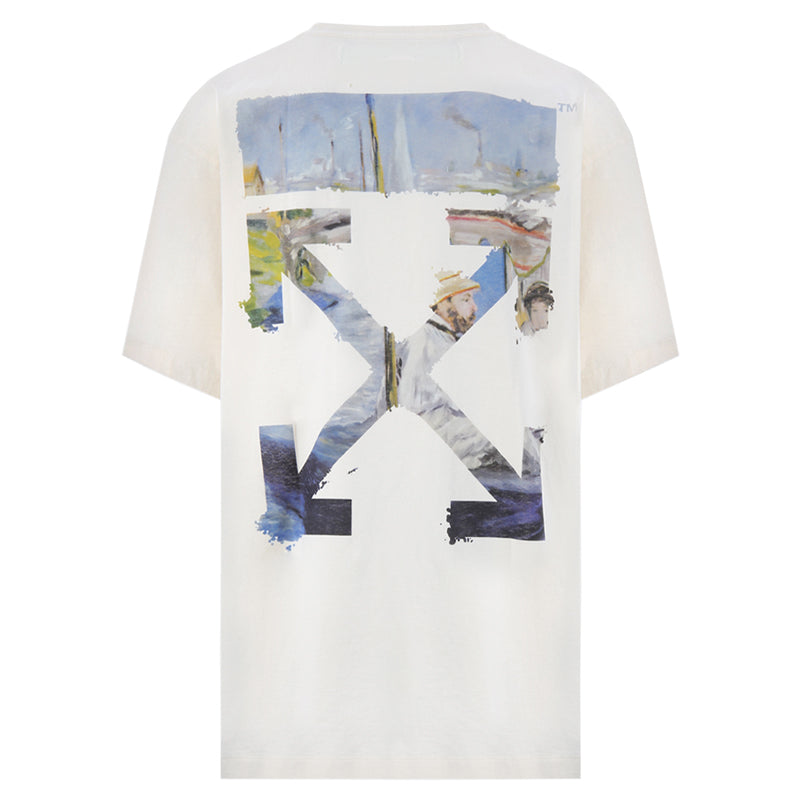 Off-White Colored Arrows SS Over Tee OMAA038R191850120288-WH