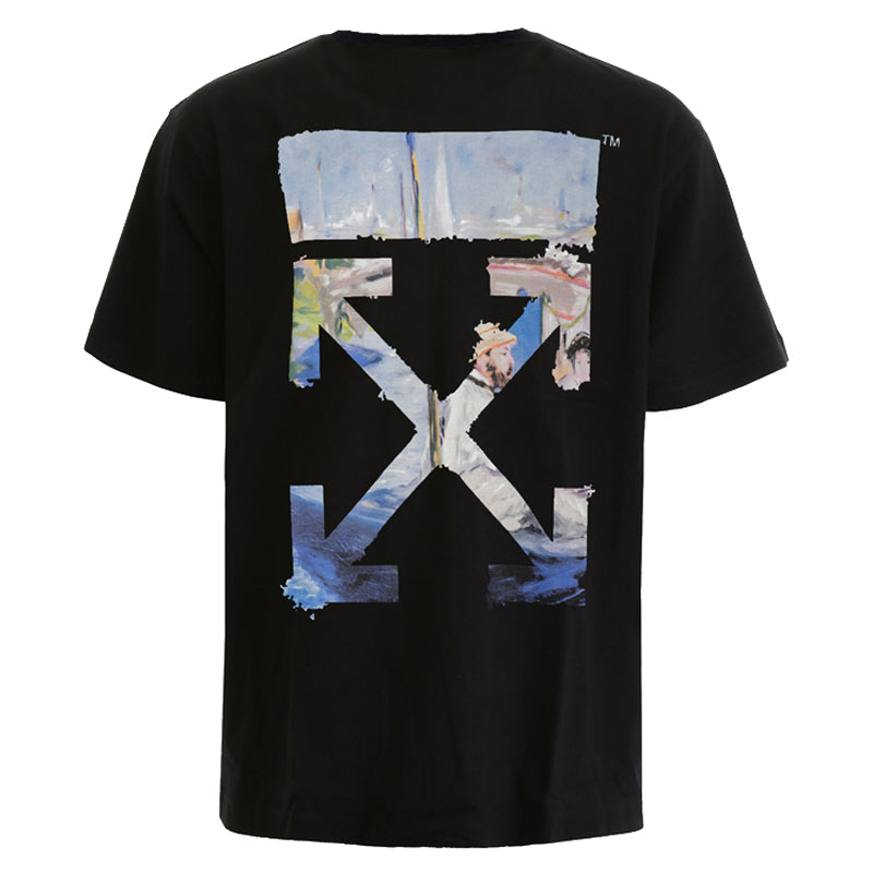 Off-White Colored Arrows SS Over Tee 'Black' OMAA038R191850121088-BK