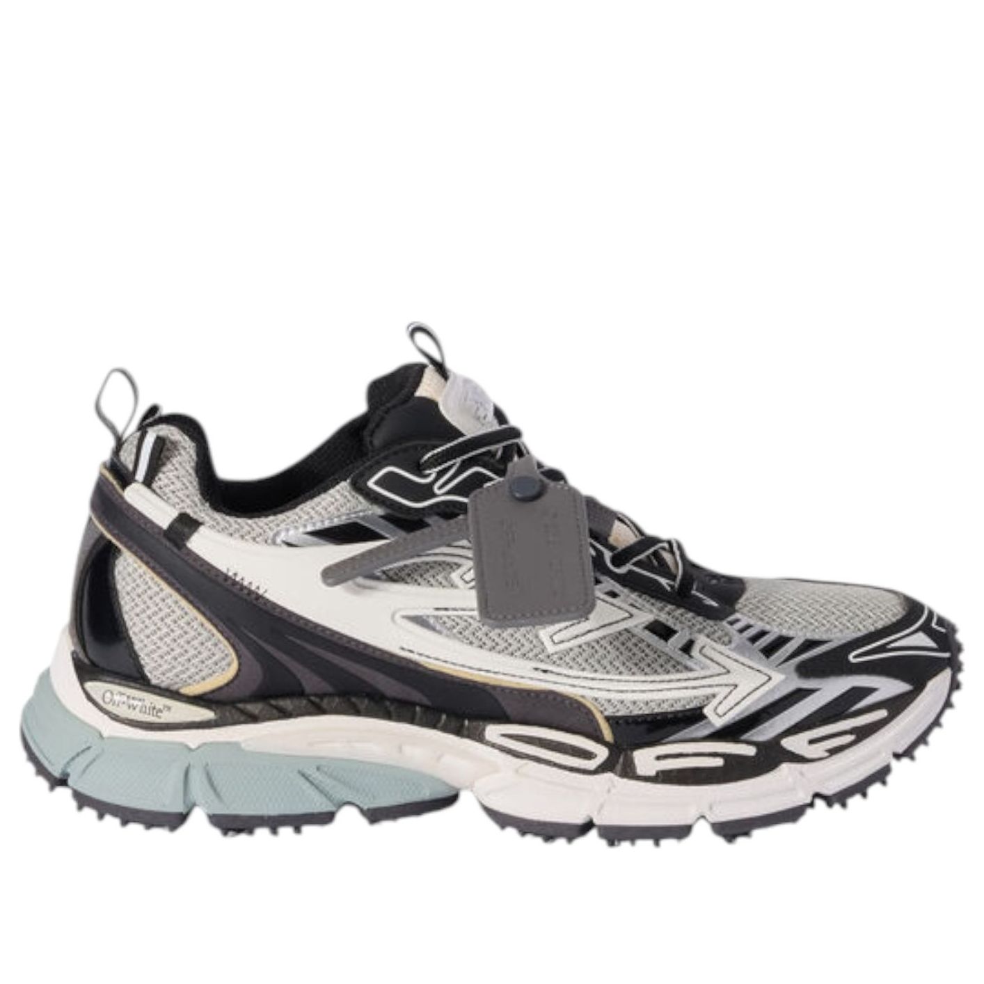 OFF-WHITE Be Right Back 'Grey Black' OMIA295C99FAB0010510