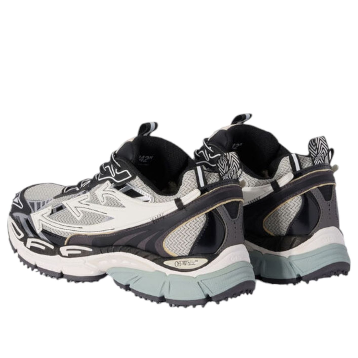OFF-WHITE Be Right Back 'Grey Black' OMIA295C99FAB0010510