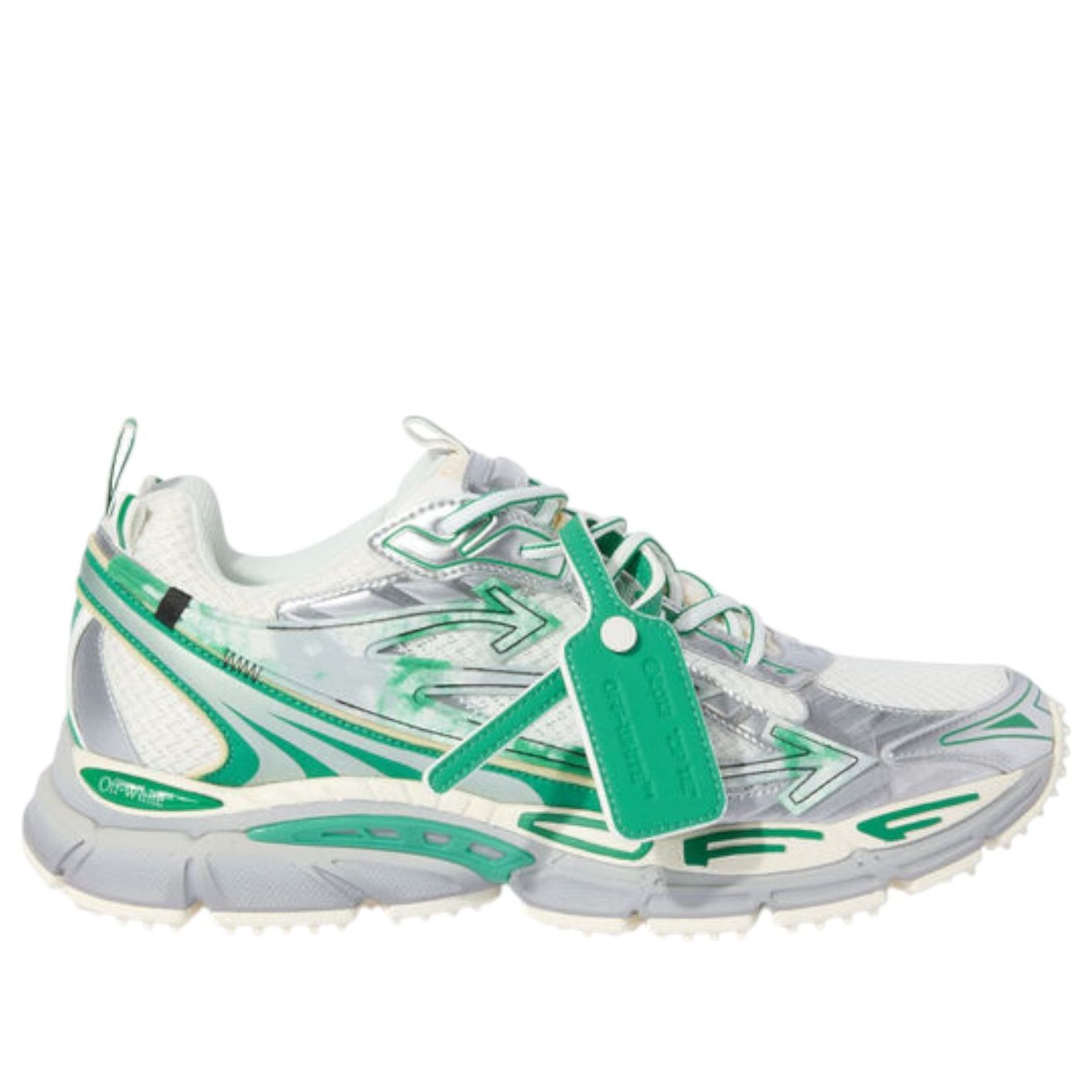 OFF-WHITE Be Right Back 'Silver Turquoise' OMIA295S25FAB0047243