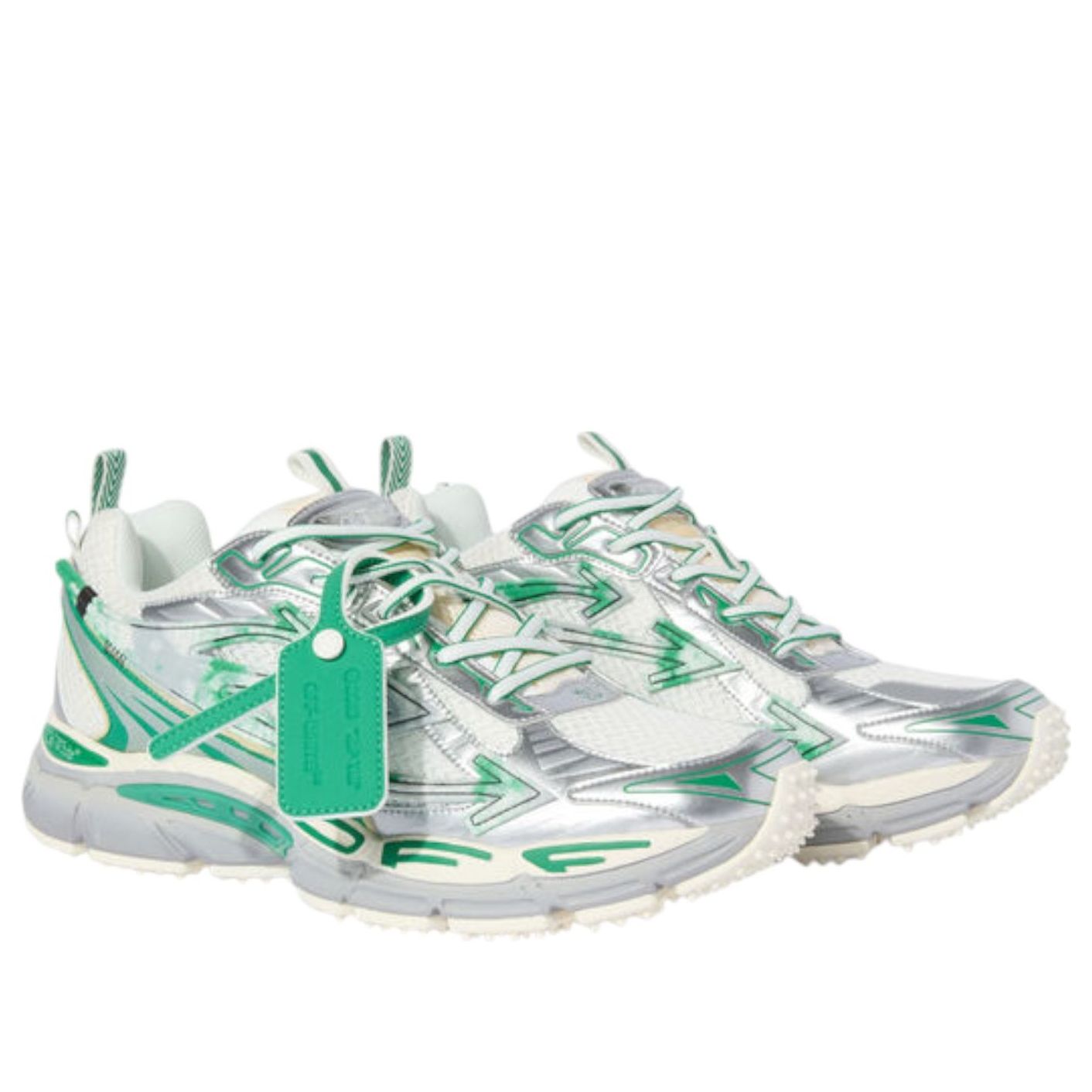 OFF-WHITE Be Right Back 'Silver Turquoise' OMIA295S25FAB0047243