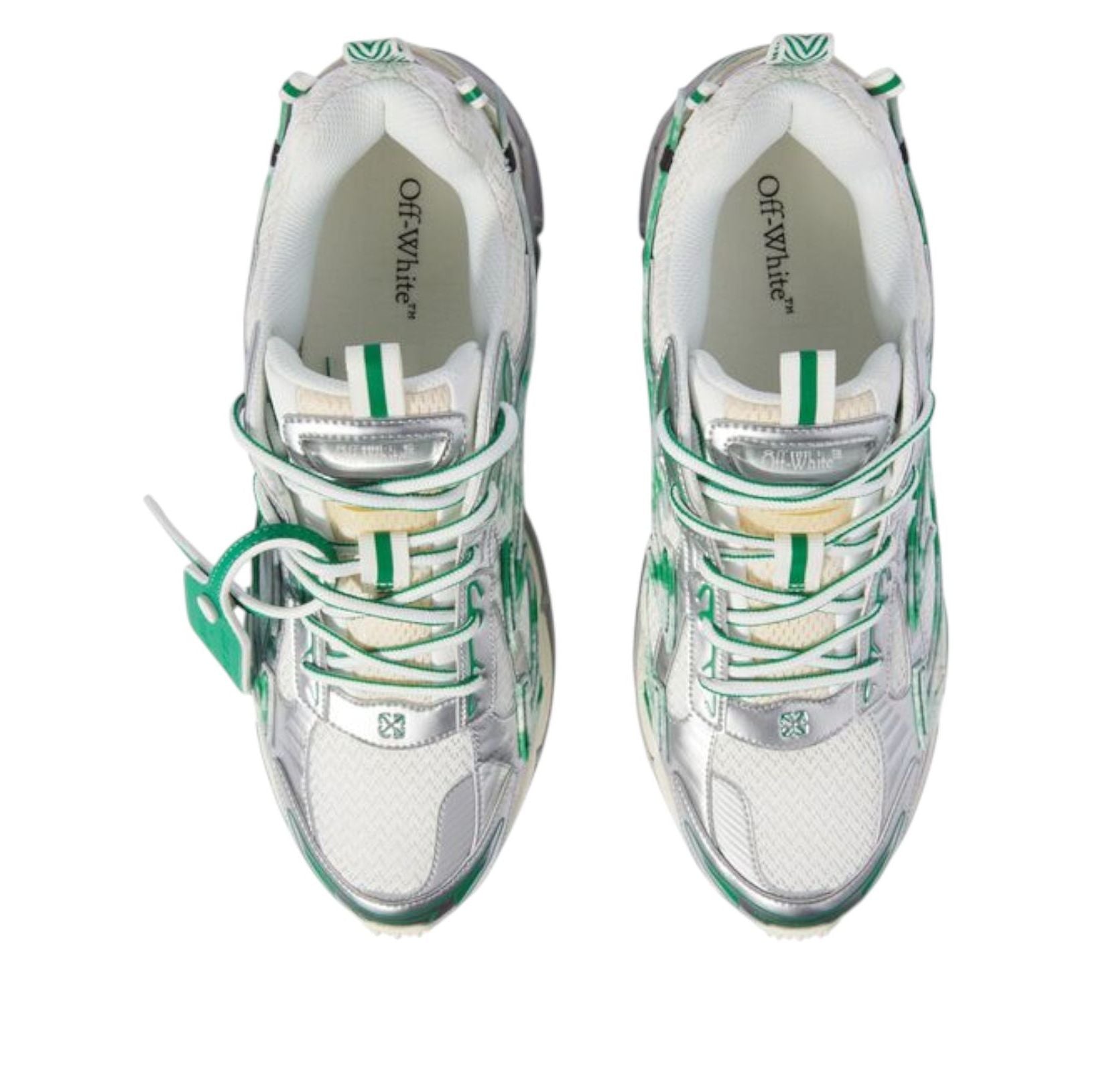 OFF-WHITE Be Right Back 'Silver Turquoise' OMIA295S25FAB0047243