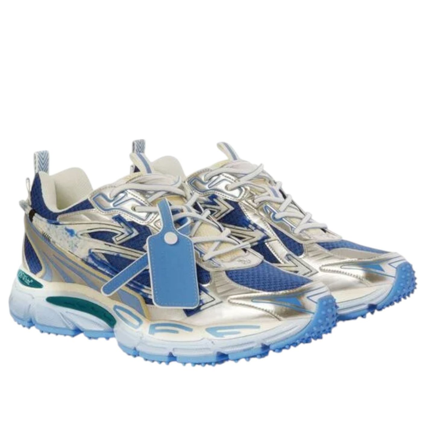 OFF-WHITE Be Right Back 'Silver Blue' OMIA295S25FAB0047245