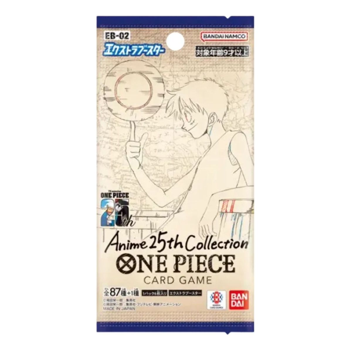 One Piece Card JP Extra Booster Pack 'Anime 25th Collection' OPC-TCG-EB-02-407697