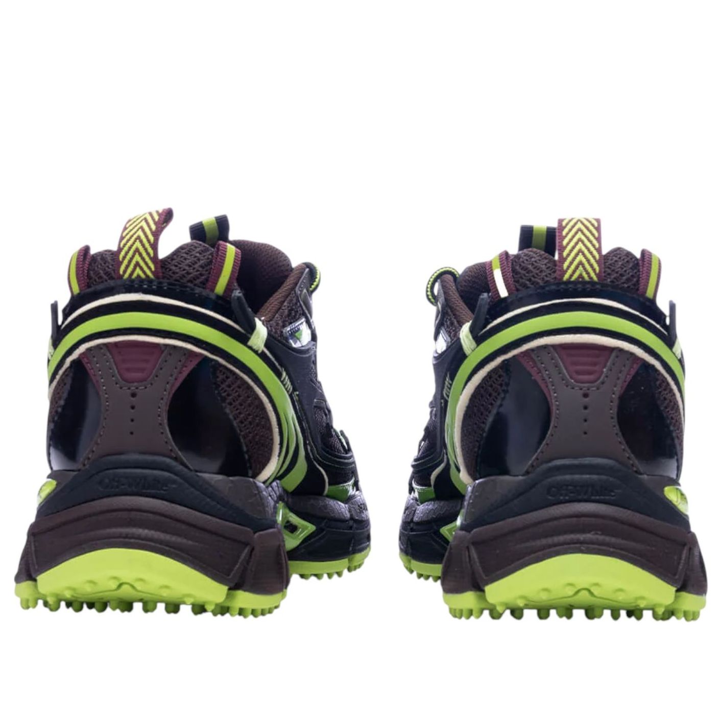 OFF-WHITE Be Right Back 'Chocolate Brown Green' OMIA295W24FAB0016070
