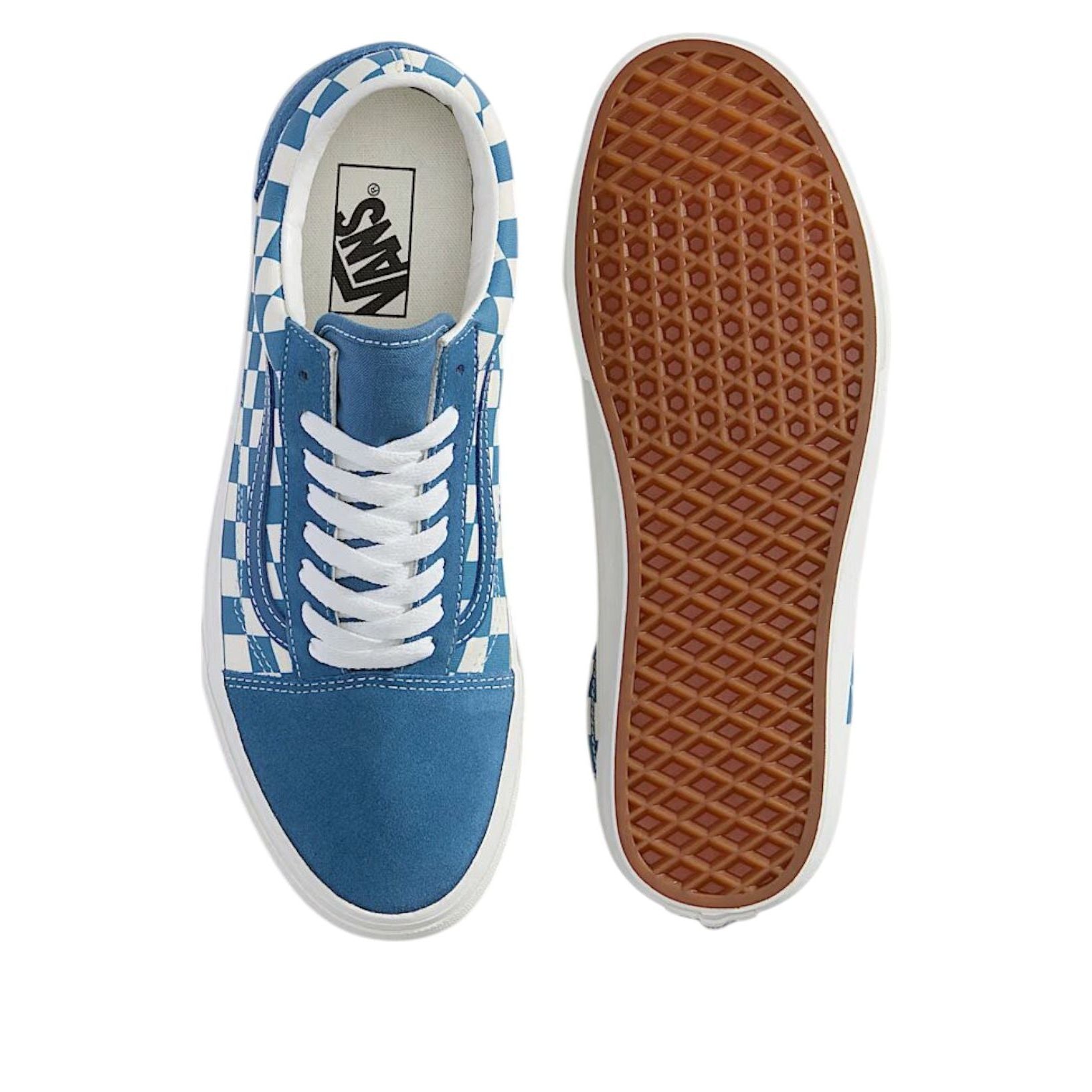 Vans Old Skool 'Checkerboard Navy Blue' VN000D7ZNUT