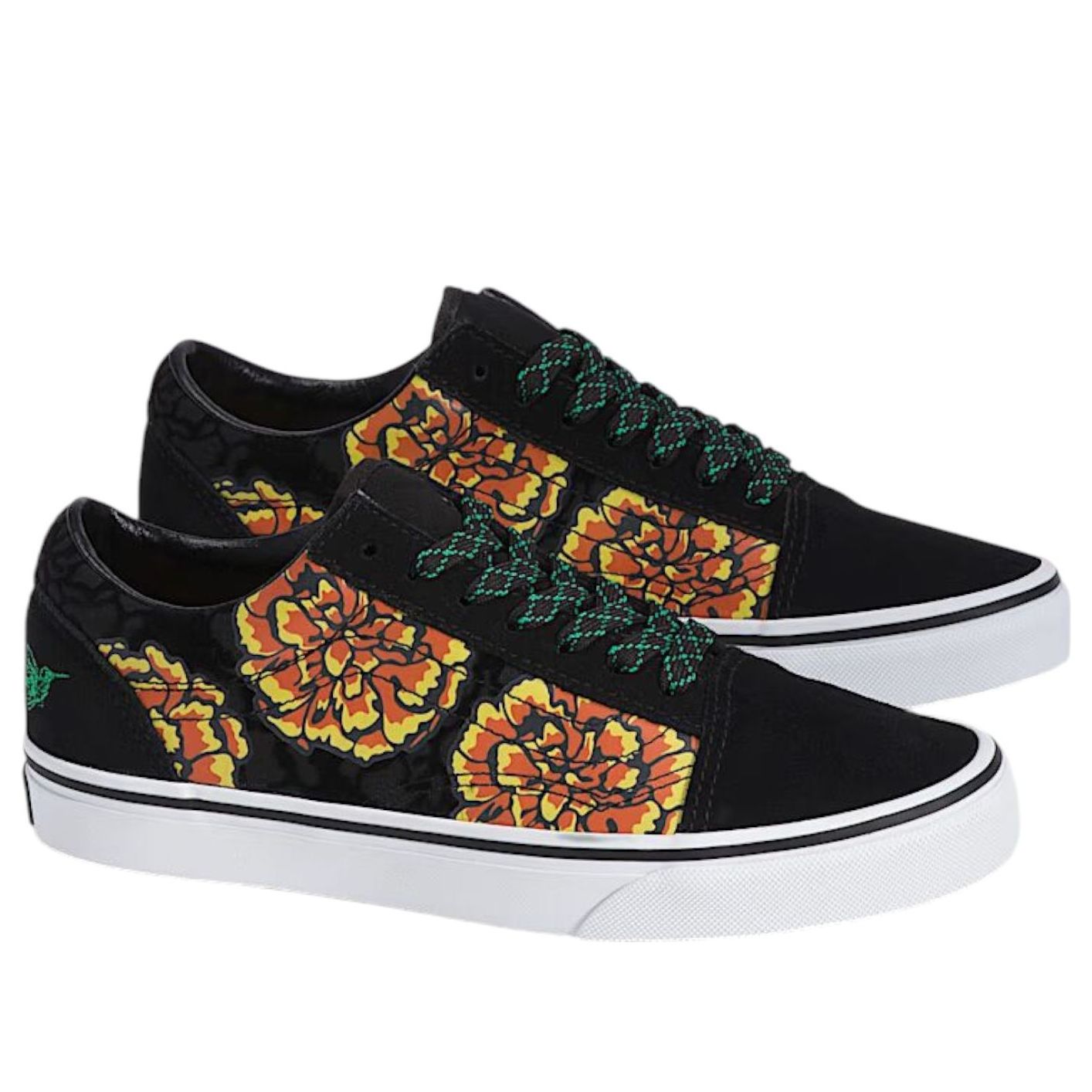 Vans Old Skool Dia de los Muertos 'Black Yellow Orange' VN000E8WGIN