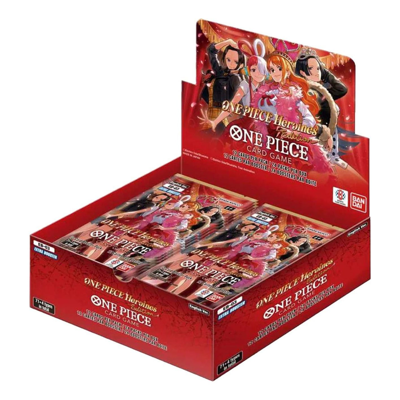 One Piece Card Eng. Extra Booster: One Piece Heroines Edition Box Case 810158837232